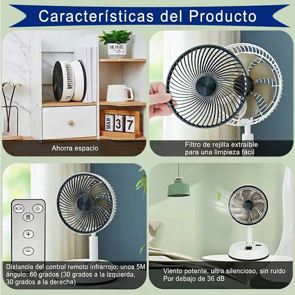 Ventilow -Ventilador Plegable Portátil
