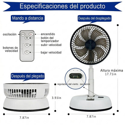 Ventilow -Ventilador Plegable Portátil