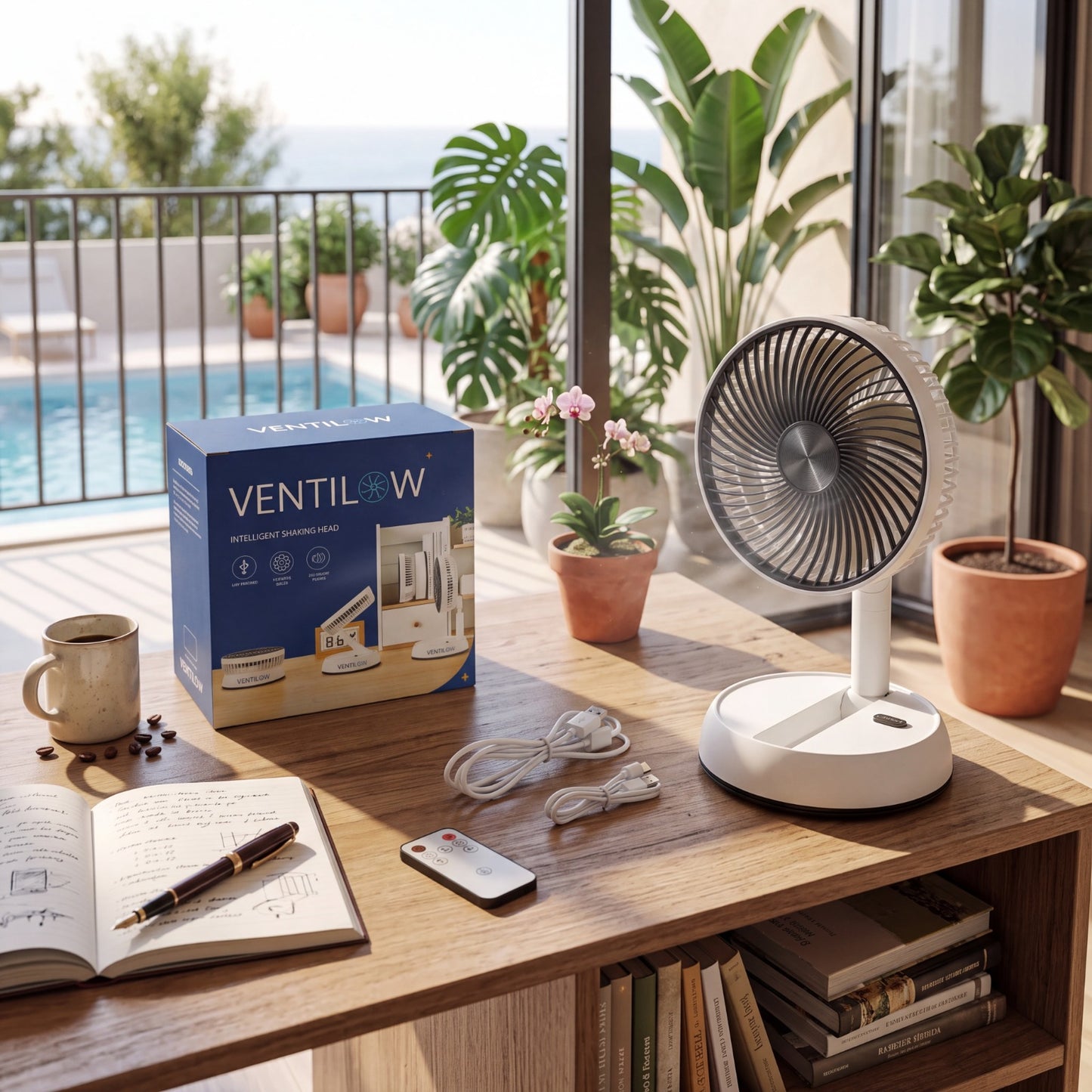 Ventilow -Ventilador Plegable Portátil
